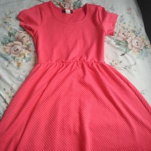 A pink dress